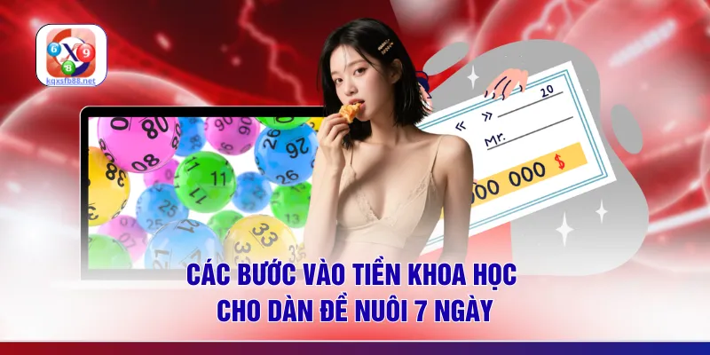 Các bước vào tiền khoa học cho dàn đề nuôi 7 ngày