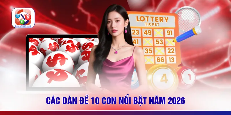Các dàn đề 10 con nổi bật năm 2026