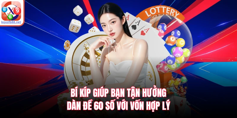 Bí kíp giúp bạn tận hưởng dàn đề 60 số với vốn hợp lý